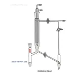 환류형 증류 헤드 Variable Reflux with PTFE StopcockWith ASTM & DIN Joints Distillation Head