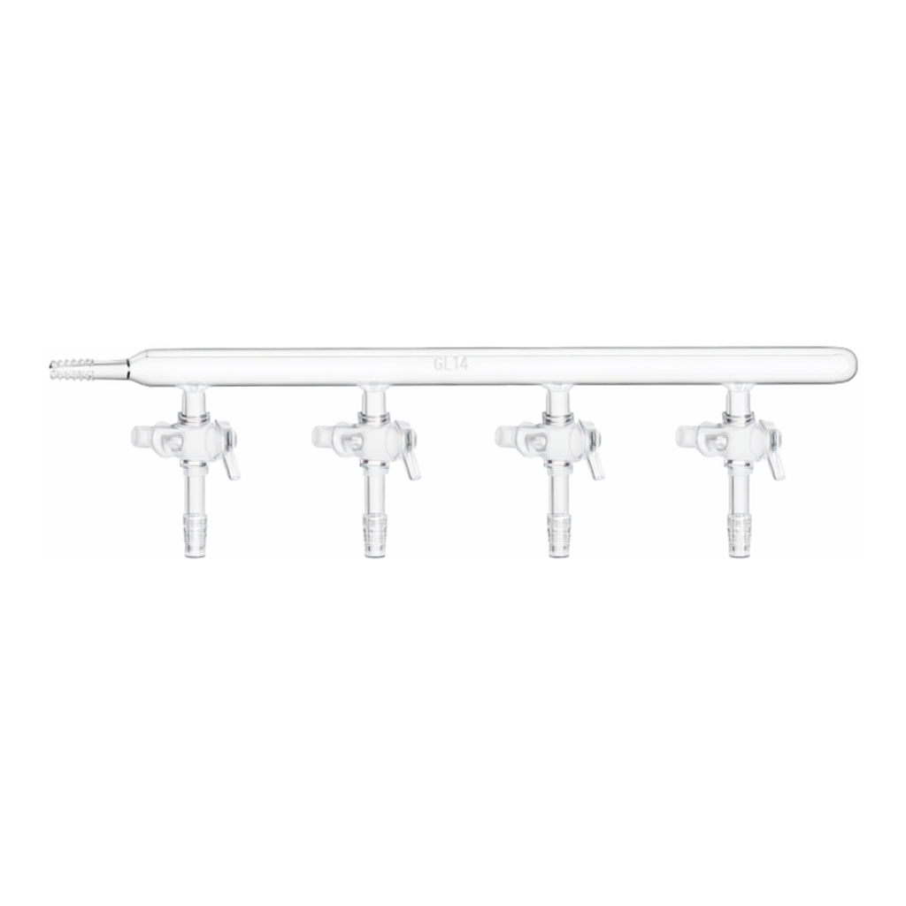 SciLab DURAN glass Stopcock Vacuum Manifold