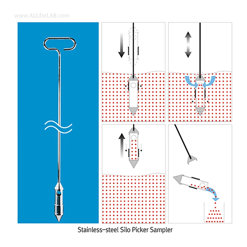 Burkle Stainless-steel Silo Picker Sampler