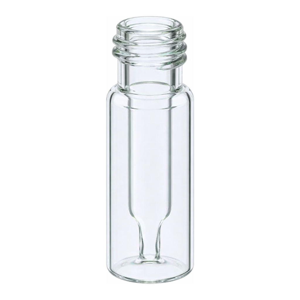 Restek Interlocked Vial/Insert, 300uL Clear, 9mm Thread 100-pk