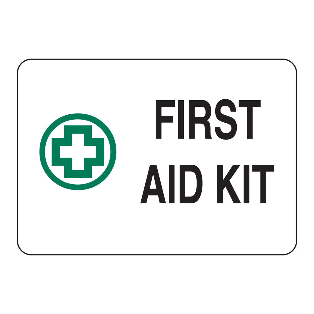 Brady First Aid Kit Sign