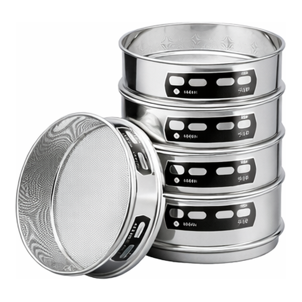 AS ONE Stainless Steel Test Sieve(Φ350×Depth 100㎜), 스테인리스 스틸 시험용 체(Φ350×깊이 100㎜)
