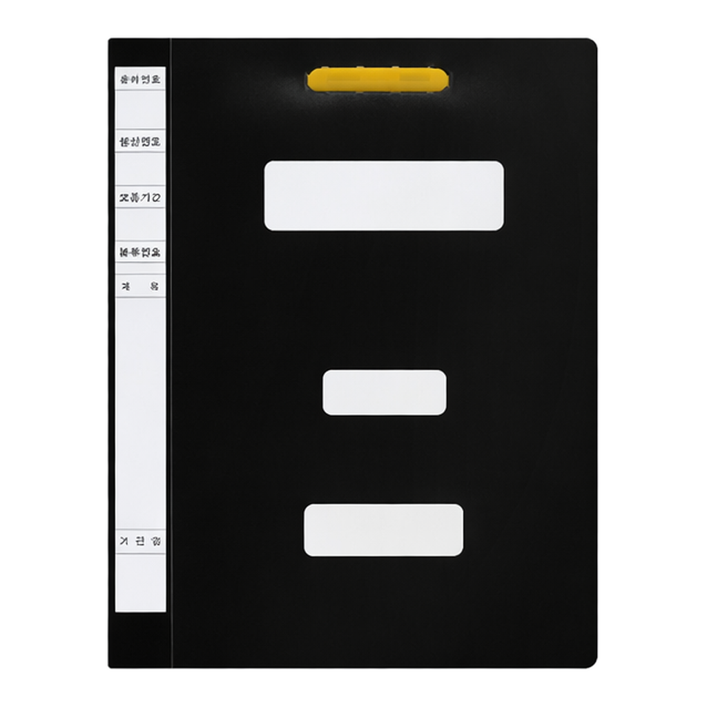 OFFICENEX 문화 PP 대용량 정부화일(F1494-7/5개/팩/흑색)