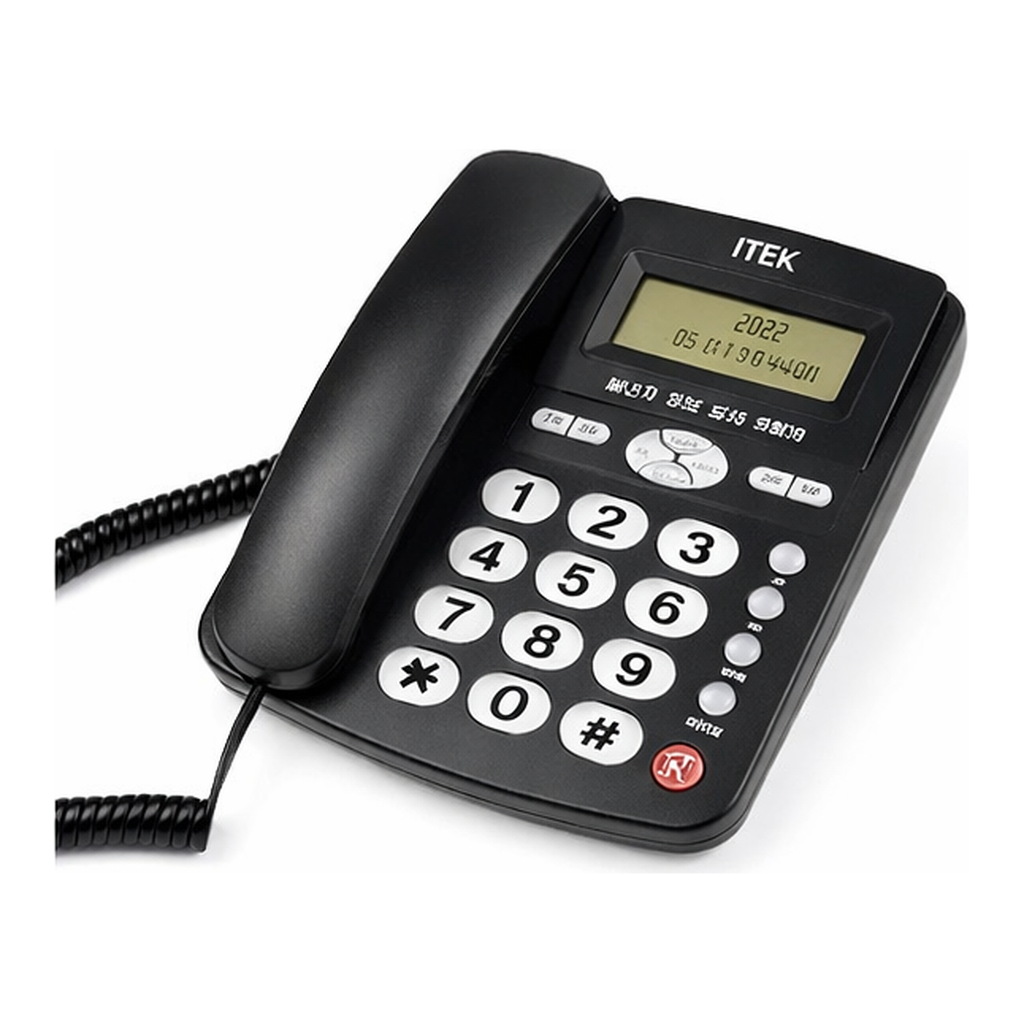 OFFICENEX 발신자표시 전화기(IK-320/블랙/아이텍)