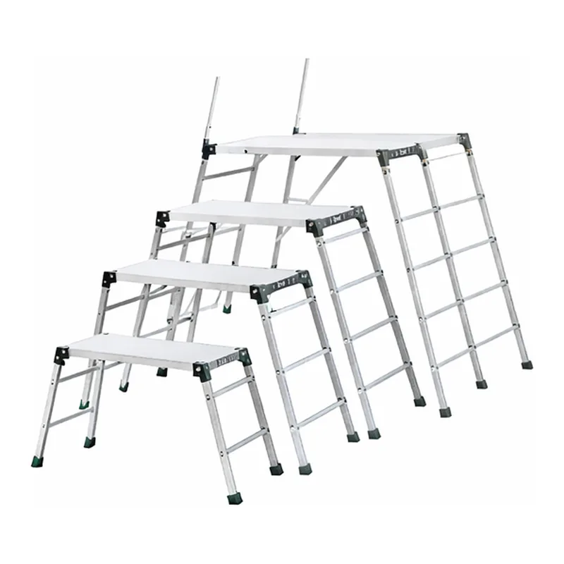 AS ONE Scaffold Ladder (Aluminium Extensible Leg Type), 발판(알루미늄제, 다리 신축 타입)