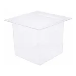 AS ONE Quartz Rectangular Container 100 x 100 x 100mm