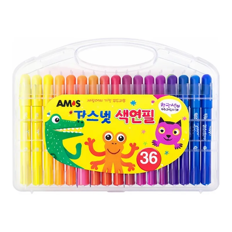 OFFICENEX 아모스 파스넷색연필 (36색)
