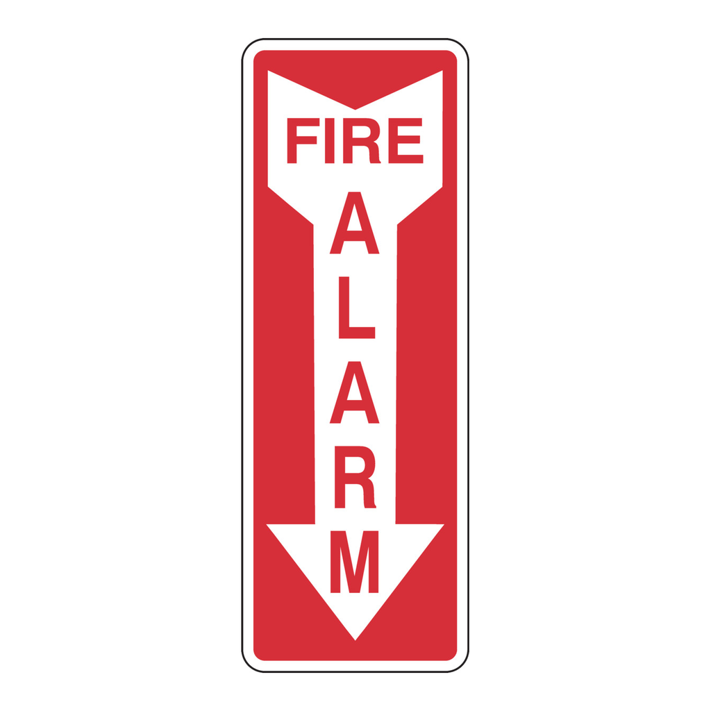 Brady Fire Alarm Sign