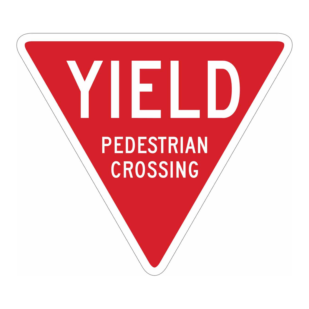 Brady YIELD Pedestrian Crossing Sign