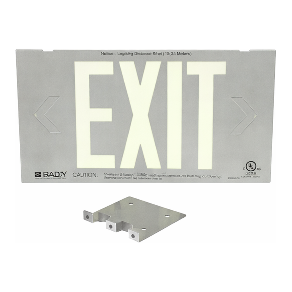 Brady BradyGlo Exit Sign