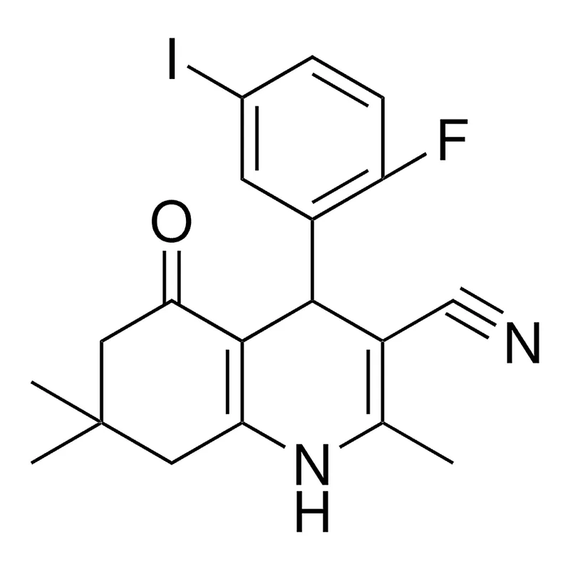 Merck 4(2-F-5-IODO-PH)2,7,7-TRI-ME-5-O-