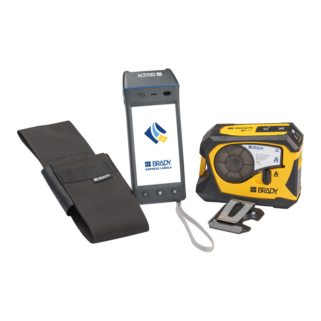 Brady M211 Bluetooth Label Printer and HH83 Handheld Barcode Scanner Kit