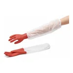 AS ONE New Vinylove Glove Glove(with Long Sleeve Cover), 토시형 PVC 장갑