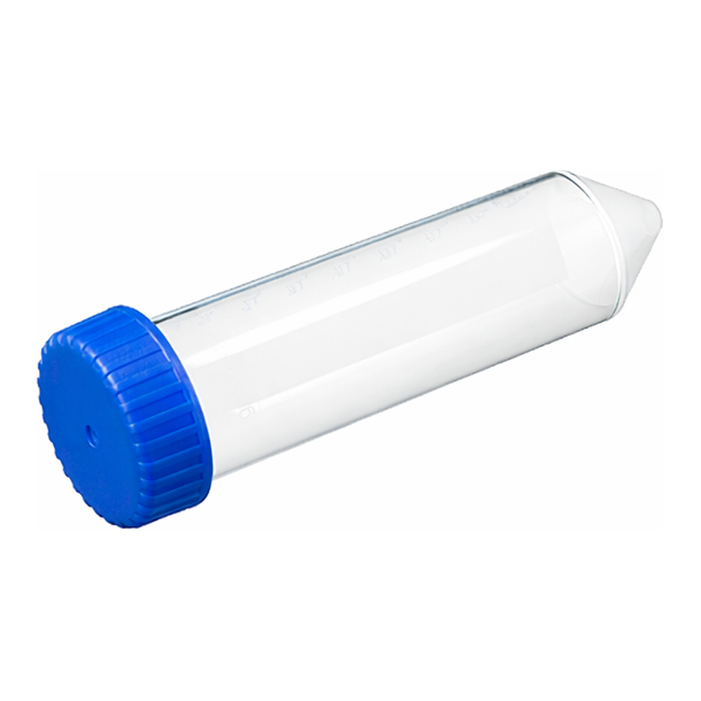 Greiner Bio One TUBE, 50 ML, PP, 30/115 MM, CONICAL BOTTOM,CELLSTAR®, BLUE SCREW CAP, NATURAL, GRADUATED, WRITING AREA, STERILE, 25 PCS./BAG