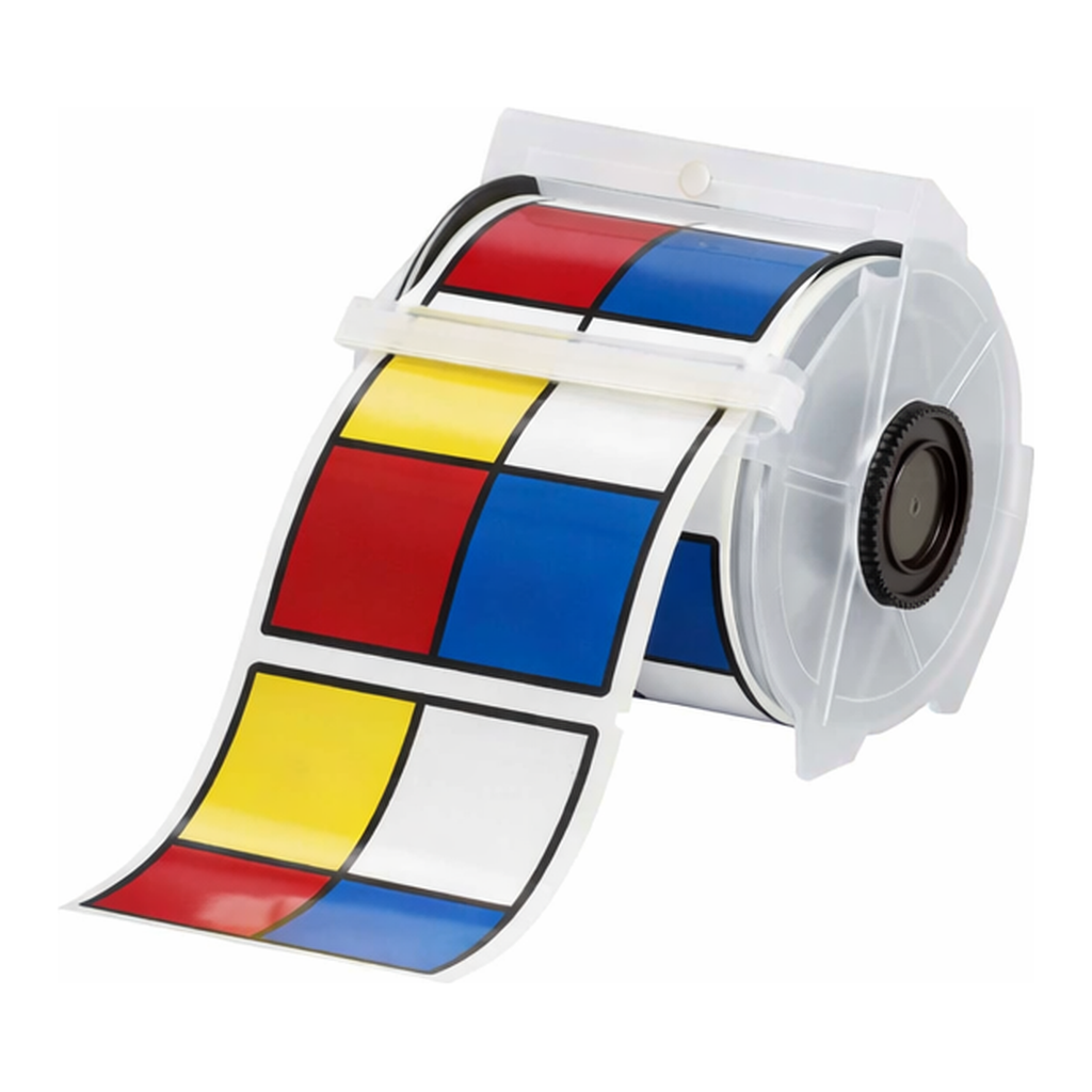 Brady All Weather Permanent Adhesive Vinyl Right-To-Know Labels for GlobalMark Printer - 4" x 4", NFPA Diamond