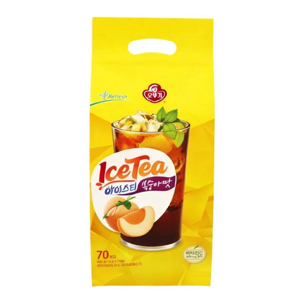 OFFICENEX 오뚜기 힐링타임 아이스티 복숭아맛(14g*70T)