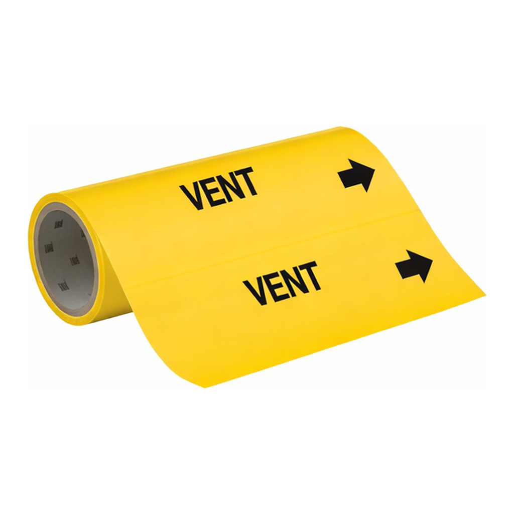 Brady VENT Roll Form Pipe Marker