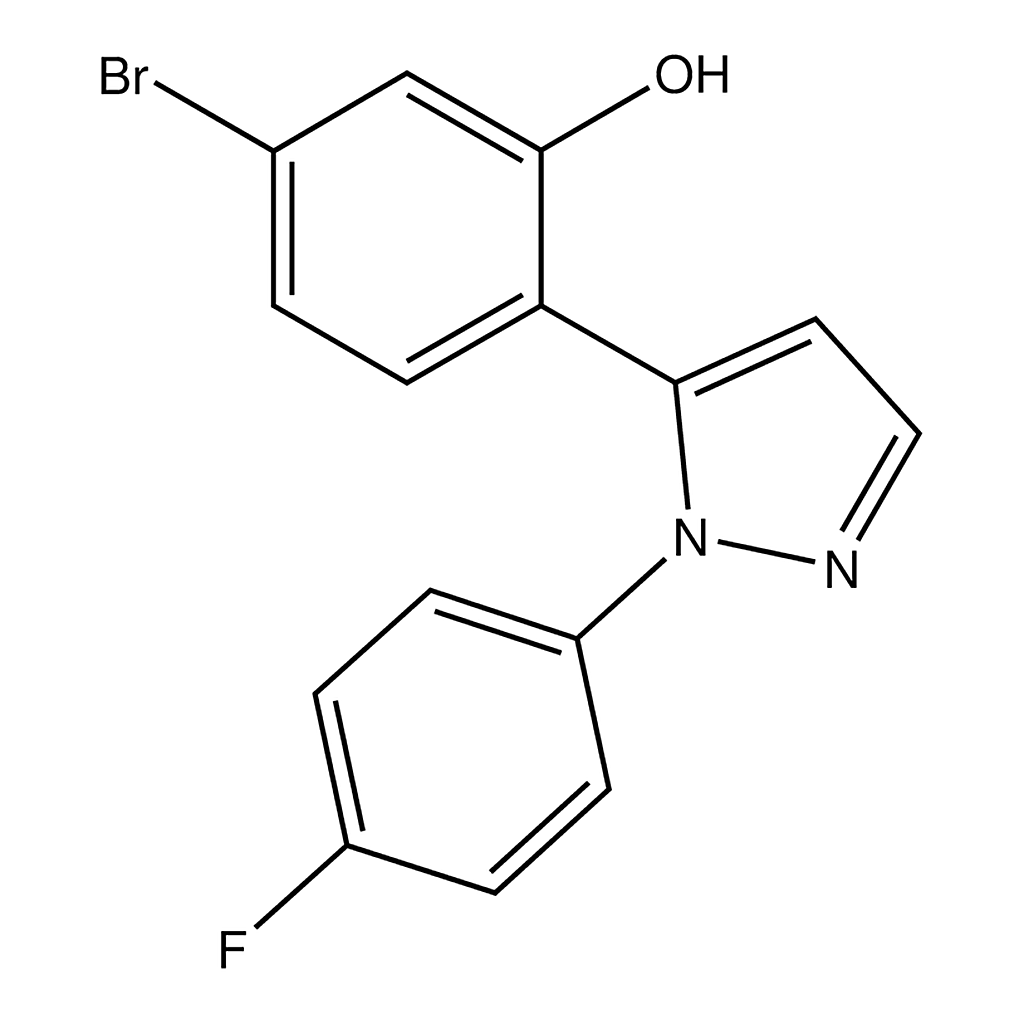 Merck 5-Bromo-2-(1-(4-fluorophenyl)-1H-pyrazol-5-yl)phenol