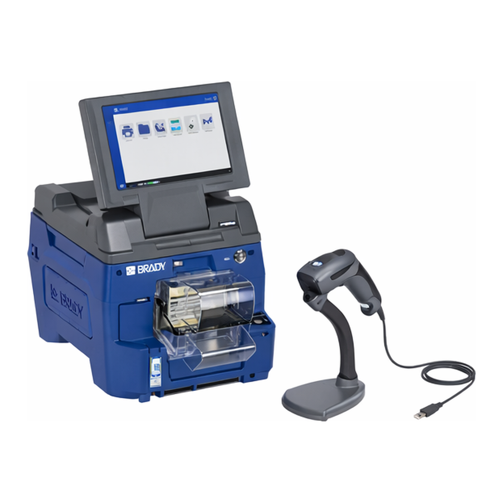 Brady Wraptor A6200 Wrap Printer Applicator with CR1500 Barcode Scanner and Software Kit
