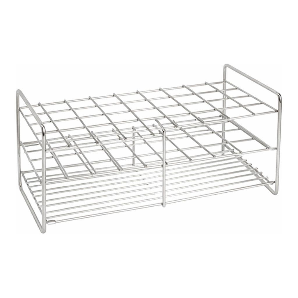 Daihan Science SciLab Stainless-steel Wire Test Tube Rack, for Φ11~Φ30mm Tubes of 0.5~50㎖<br>I