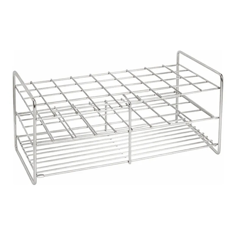 Daihan Science SciLab Stainless-steel Wire Test Tube Rack, for Φ11~Φ30mm Tubes of 0.5~50㎖<br>I