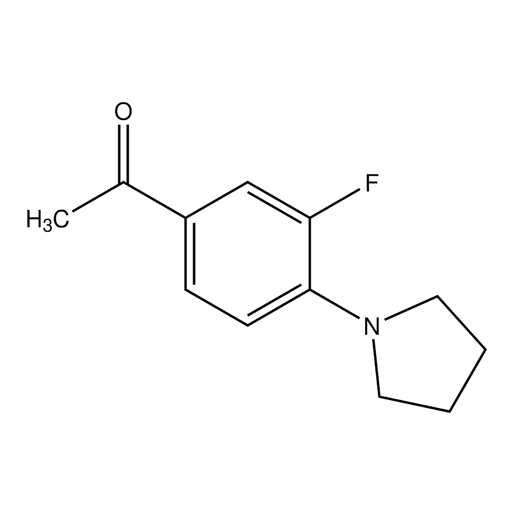 Merck 1-(3-Fluoro-4-(pyrrolidin-1-yl)phenyl)ethanone