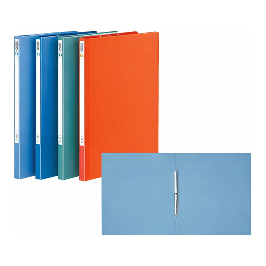 OFFICENEX 문화 수입지스프링화일(F301-7/A4/좌철/주황)