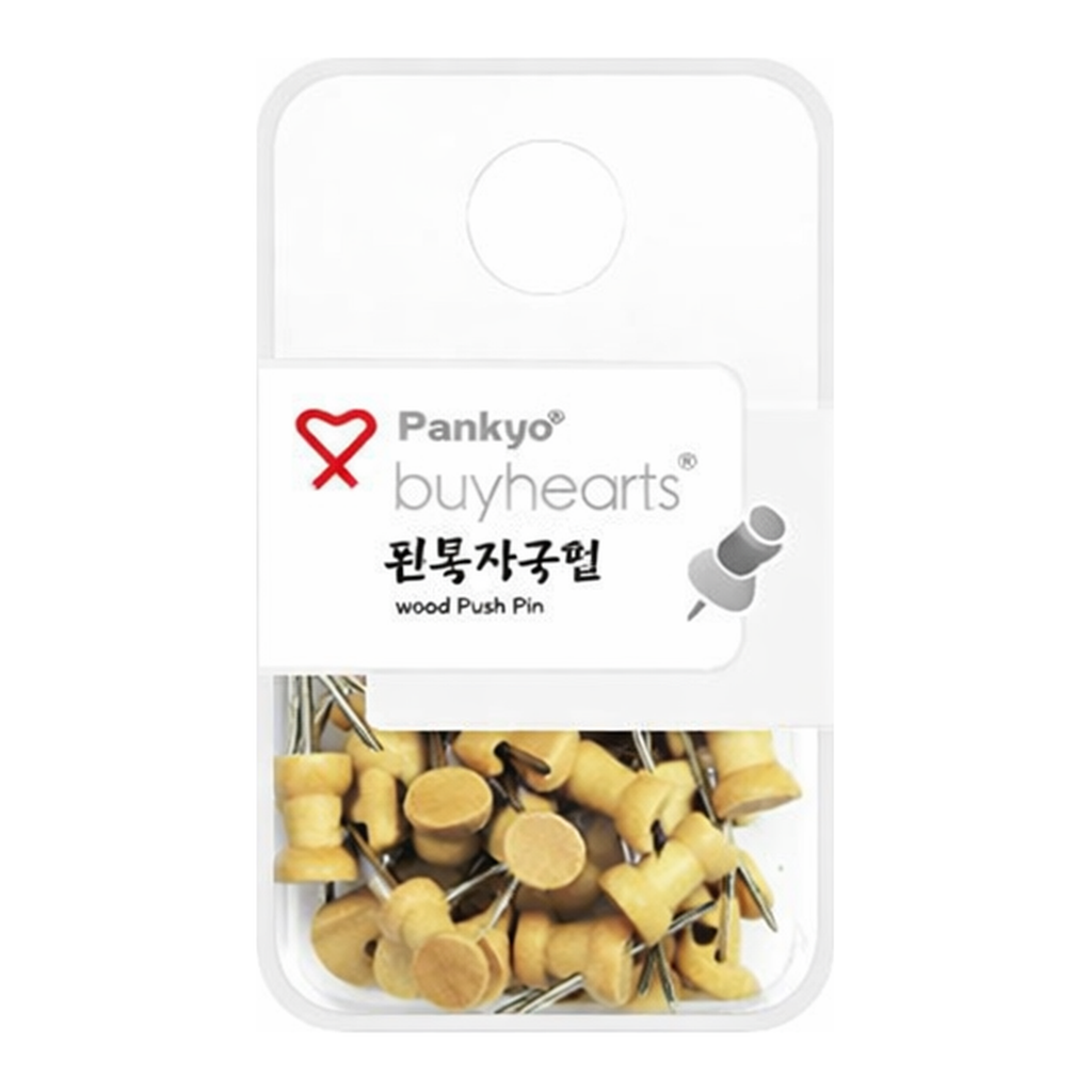 OFFICENEX 바이하츠 원목장구핀(35개입)