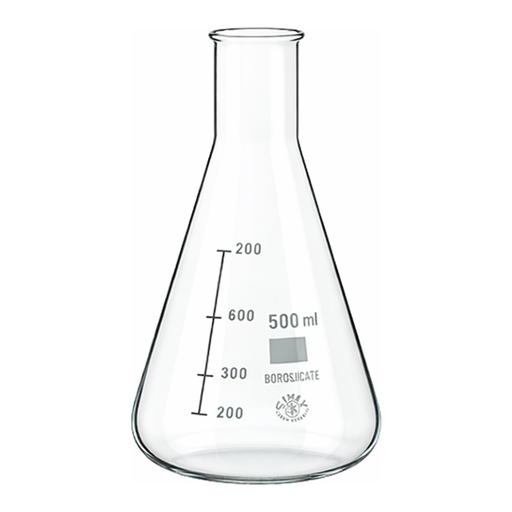 AS ONE Erlenmeyer Flask Glass, 삼각 플라스크