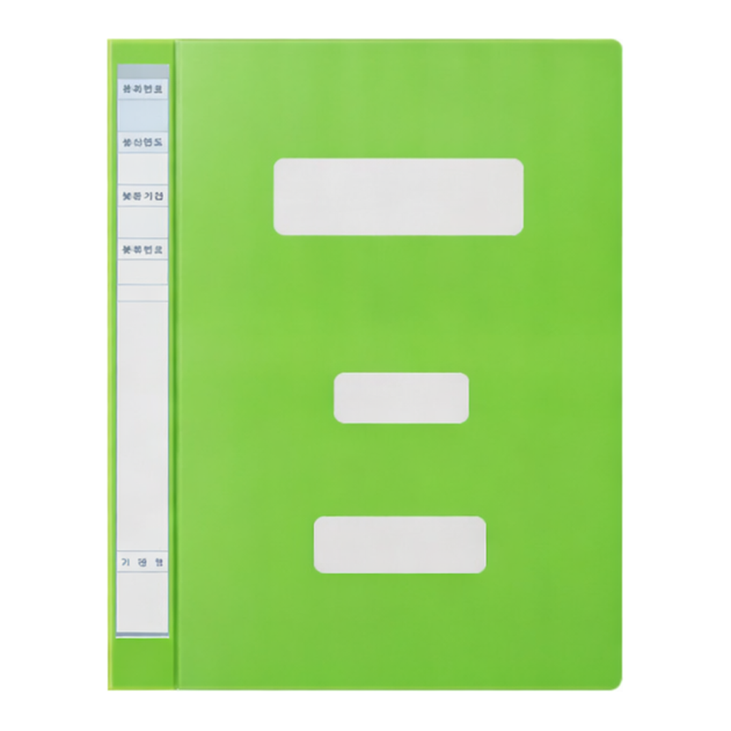 OFFICENEX 문화 PP 대용량 정부화일(F1494-7/10개/팩/연두)