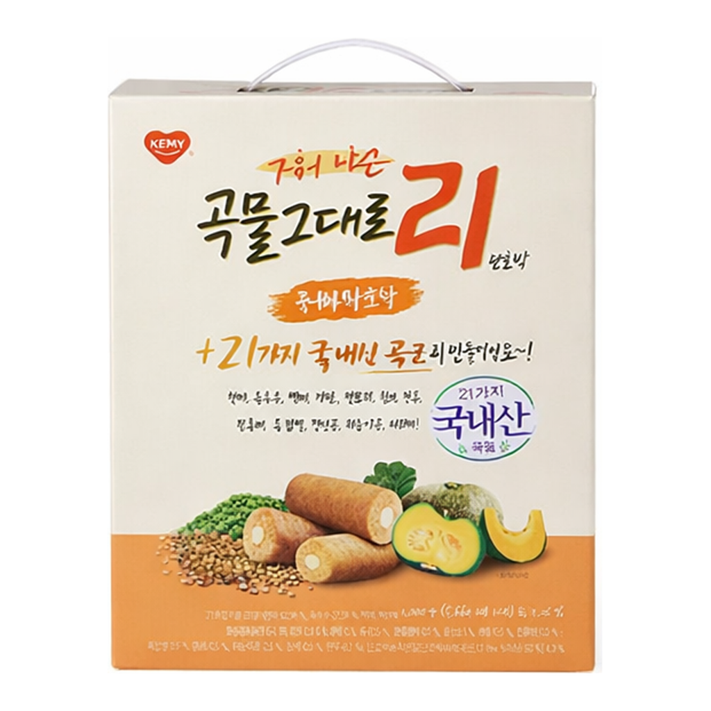 OFFICENEX 구워만든 곡물그대로21 단호박(1000g,케이스/개미식품)