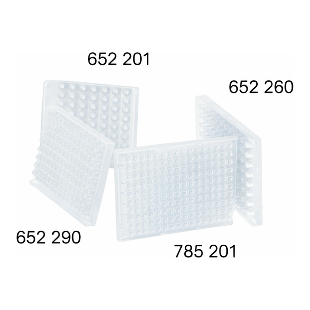 Greiner Bio One SAPPHIRE MICROPLATE, 96 WELL, PP, FOR PCR, NATURAL,HALF SKIRT, ABI DESIGN, 10 PCS./BAG