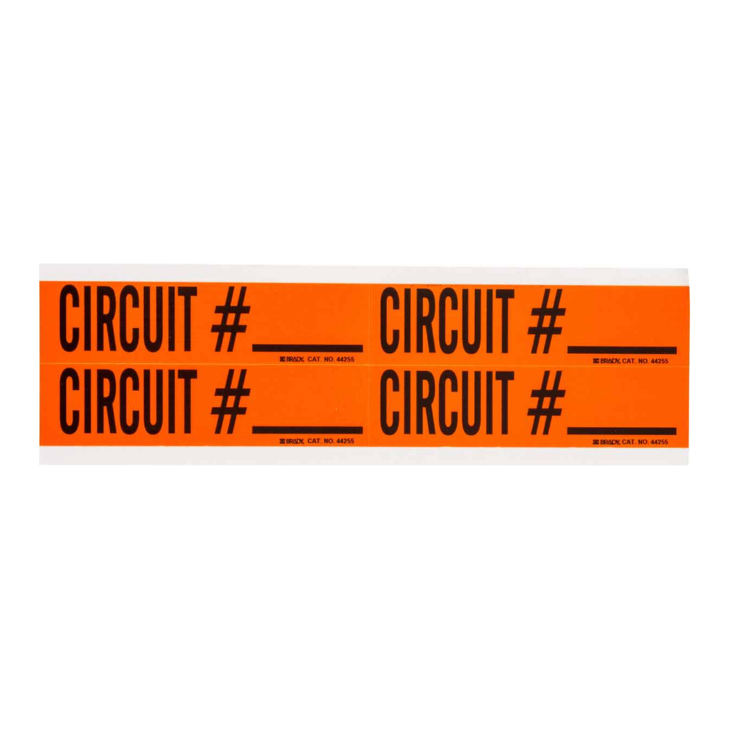 Brady Circuit Conduit and Voltage Labels