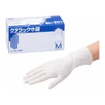 AS ONE KUALATEC Latex Glove ( DX·PowdeRed) 240mm, 쿠알라텍 라텍스장갑 (DX 파우더드) 240mm