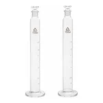 AS ONE Graduated Cylinder Glass(with Plug), 유전 메스실린더(경질유리제)