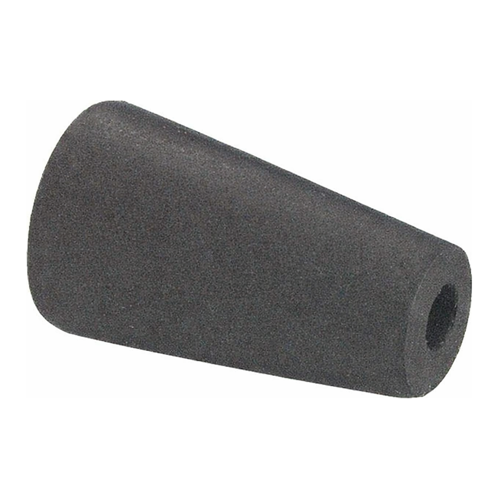 AVANTOR One-Hole Rubber Stoppers, Black