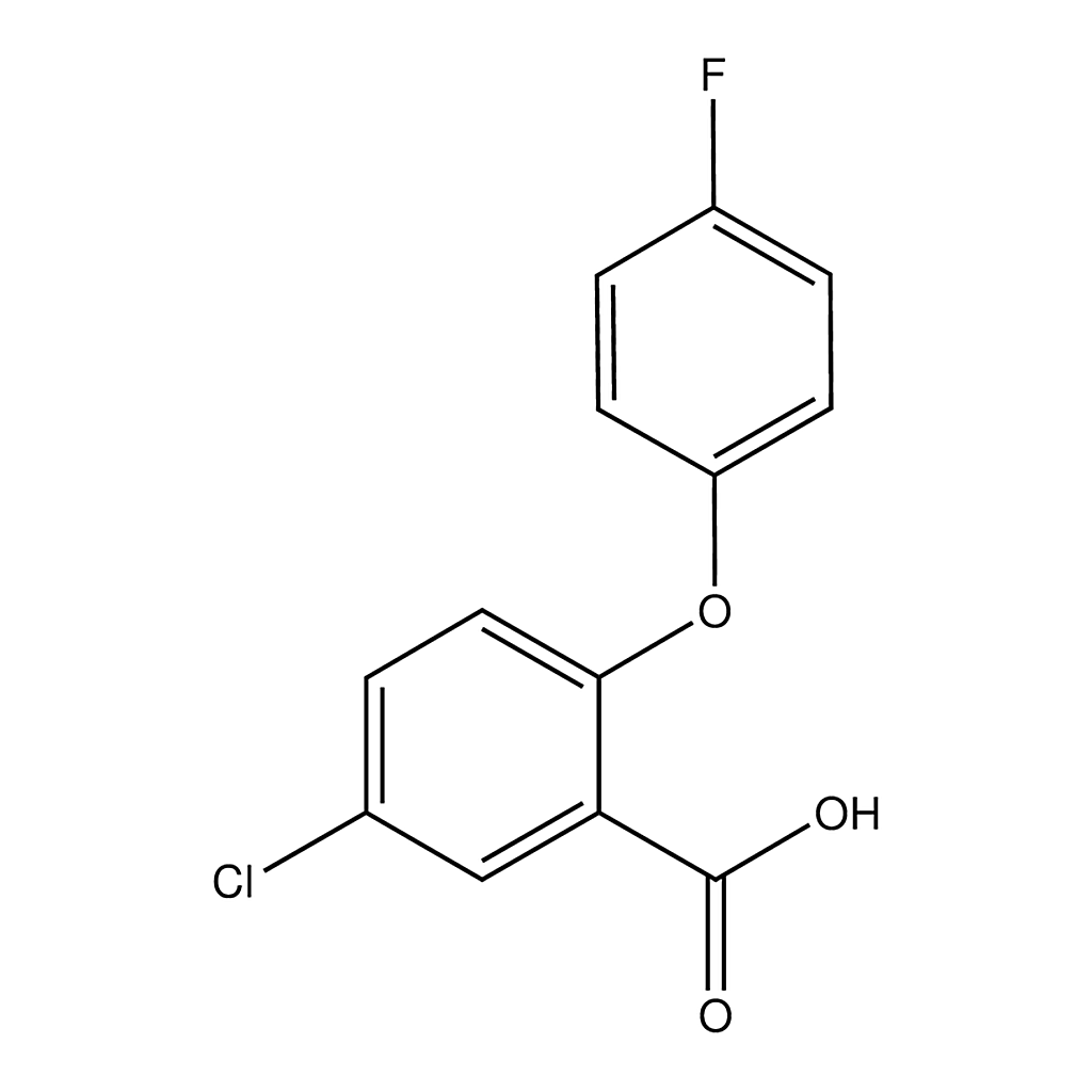 Merck 2-(4-Fluorophenoxy)-5-chlorobenzoic acid