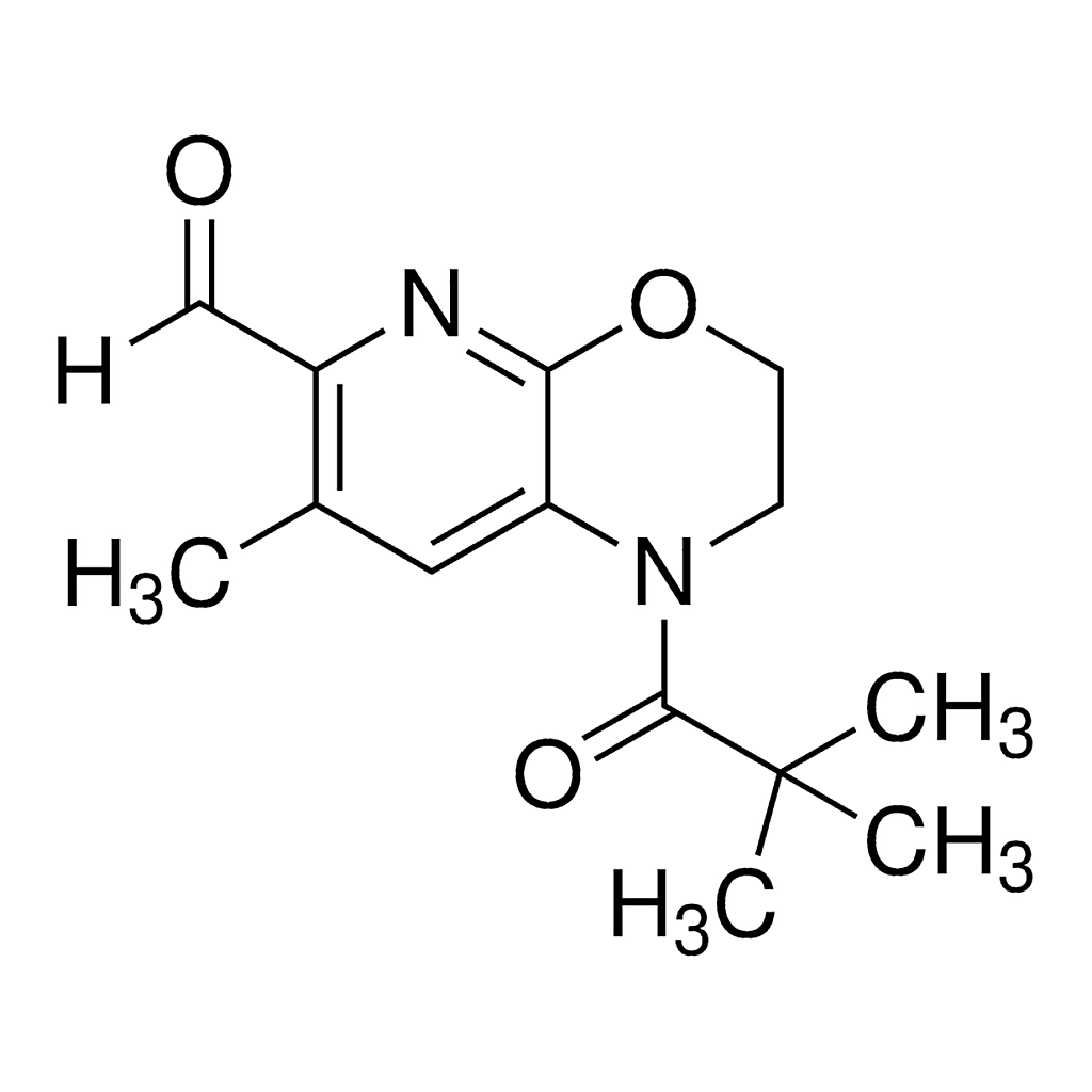 Merck 7-Methyl-1-pivaloyl-2,3-dihydro-1H-pyrido[2,3-b][1,4]oxazine-6-carbaldehyde