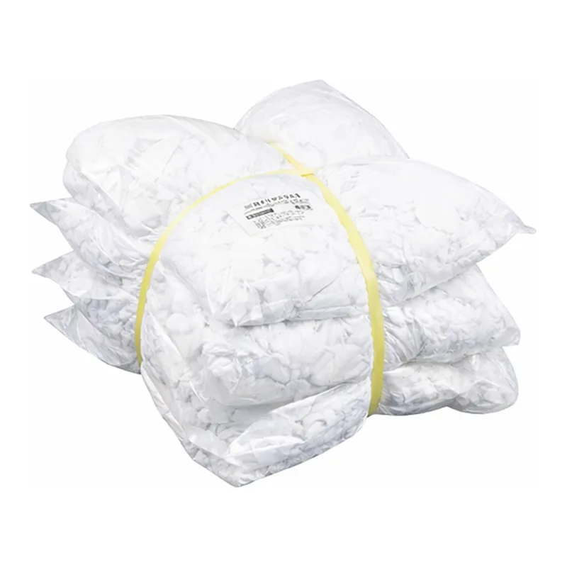 AS ONE 3-1815-11 Knitted Waste Cloth White 1 Set (2kg x 5 bags) W0220