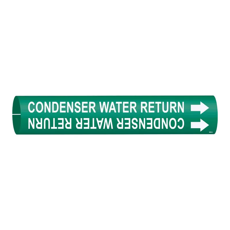 Brady CONDENSER WATER RETURN Snap-On/Strap-On Pipe Marker