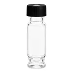Waters TruView pH Control LCMS Certified Clear Glass, 12 x 32 mm, Screw Neck Vial, Max Recovery, with Cap and preslit PTFE/Silicone Septum, 1.5 mL Volume, 100/pk