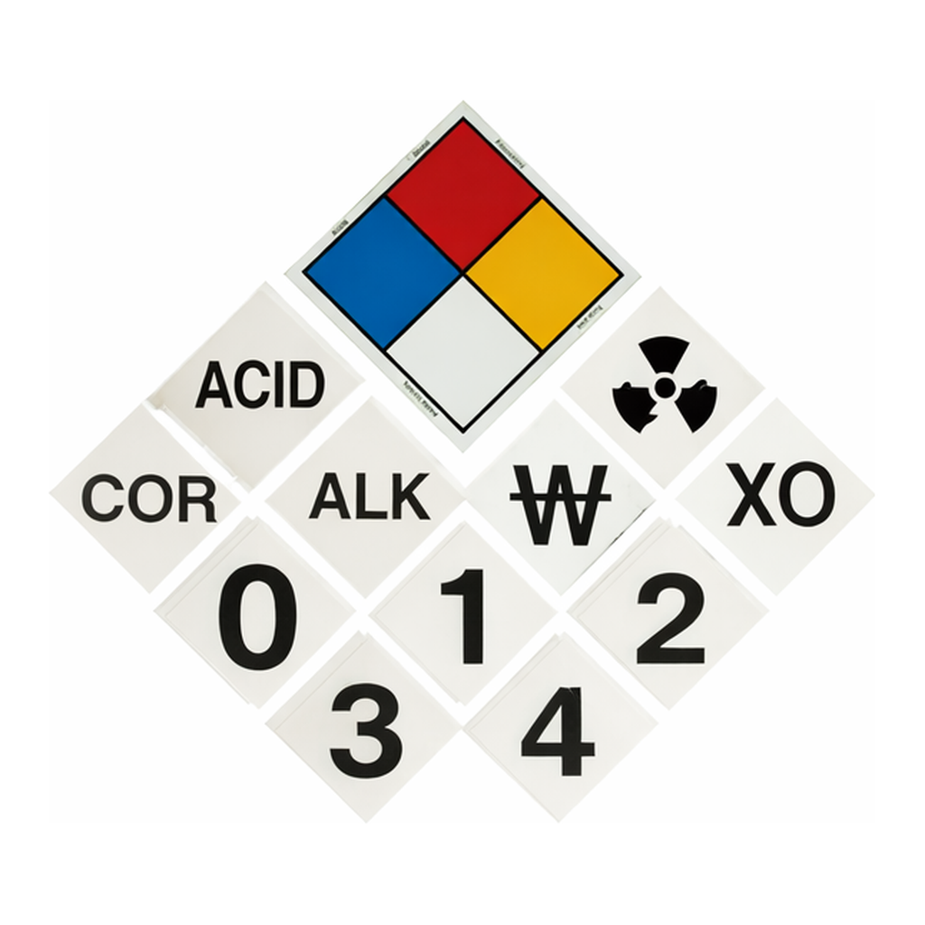 Brady NFPA magnetic kit 8x8 instability