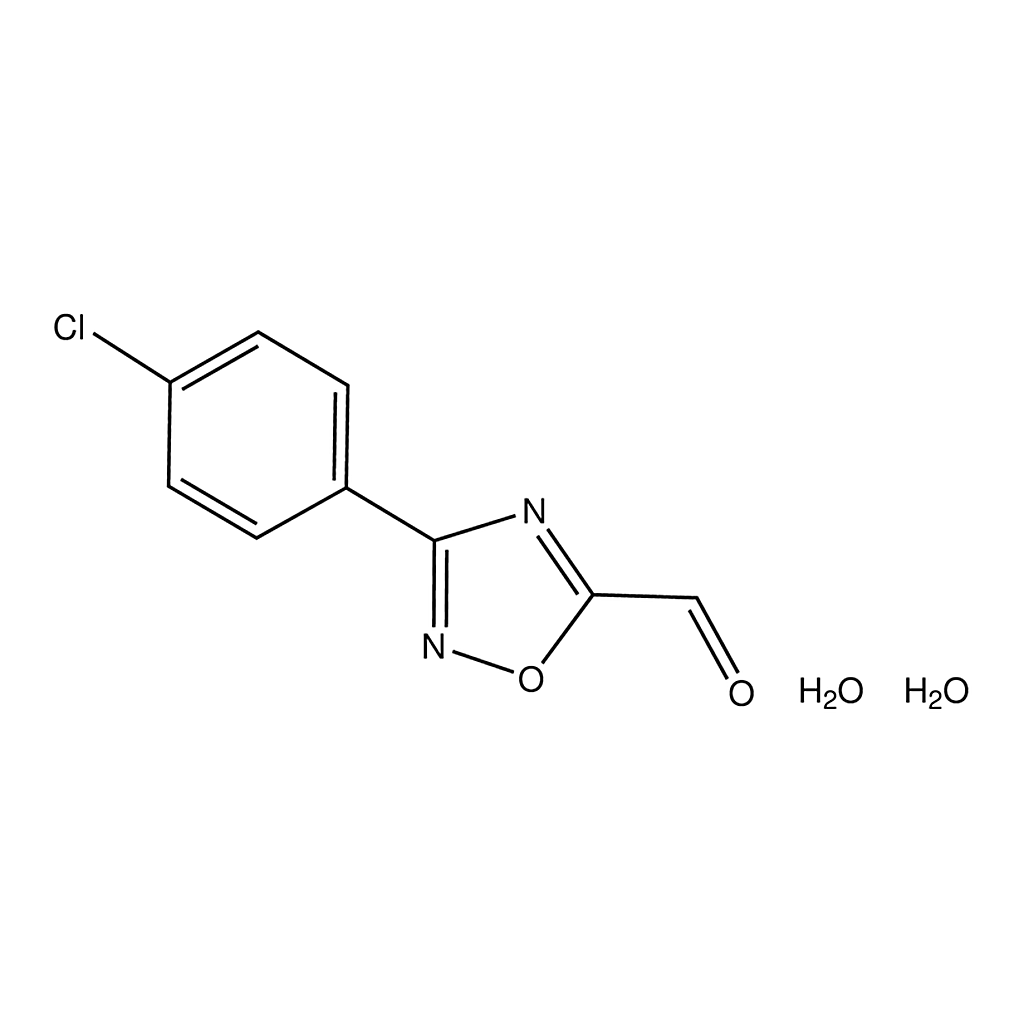 Merck 3-(4-Chlorophenyl)-1,2,4-oxadiazole-5-carbaldehyde dihydrate