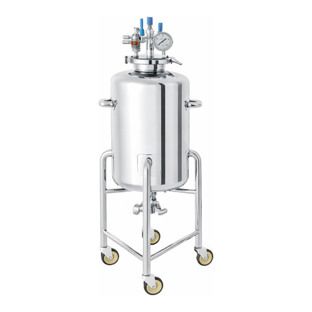 AS ONE Stainless Steel Pressurized Vessel(PressurizatIon Unit with Caster), 스테인리스 가압용기(가압 유닛·캐스터 부속)