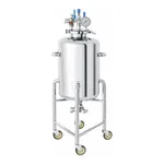 AS ONE Stainless Steel Pressurized Vessel(PressurizatIon Unit with Caster), 스테인리스 가압용기(가압 유닛·캐스터 부속)