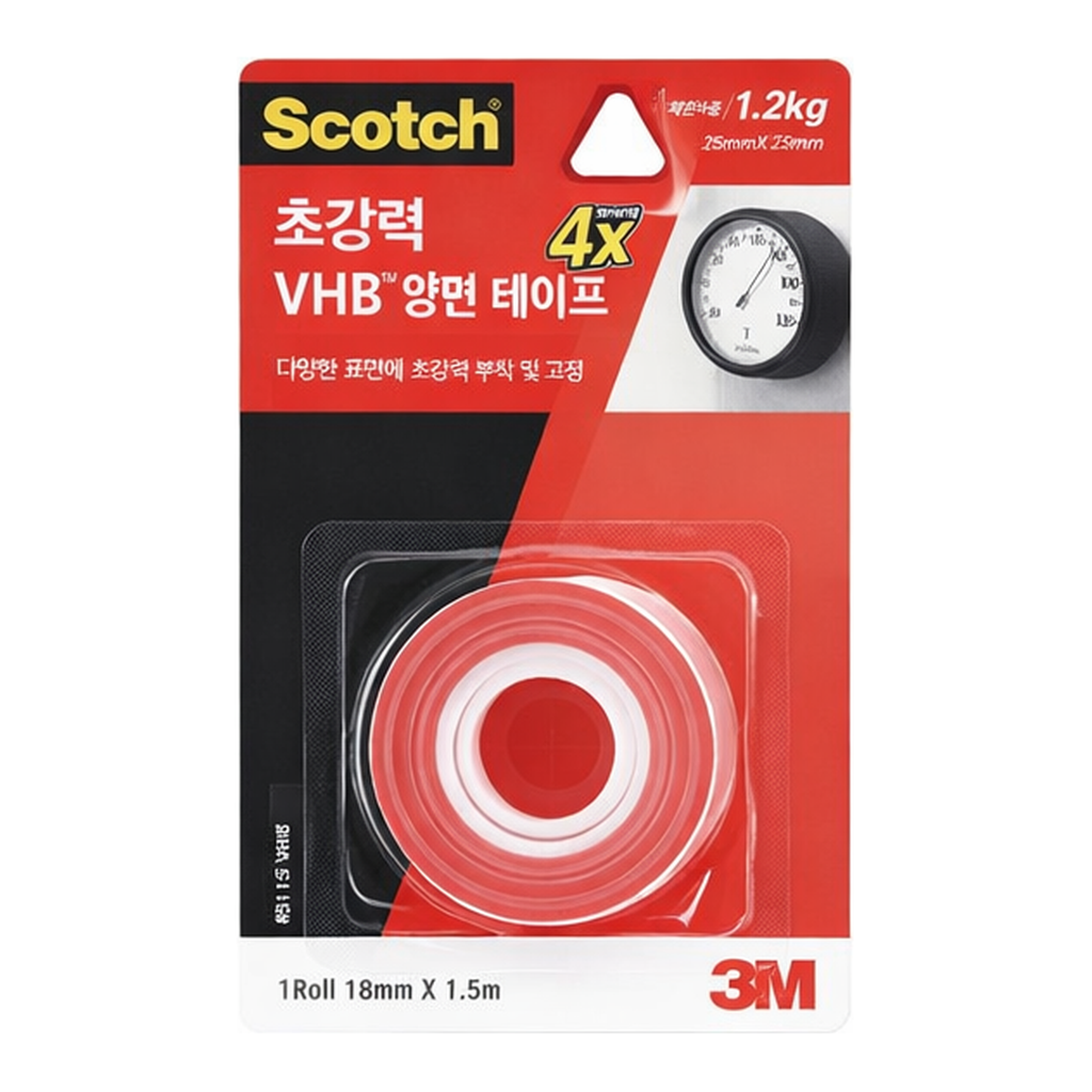 OFFICENEX 3M 스카치 VHB 양면테이프 5115(18mmx1.5m)