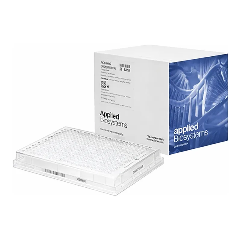 Thermo Fisher Scientific MicroAmp EnduraPlate Optical 384-Well Clear Reaction Plates with Barcode, 500 Plates