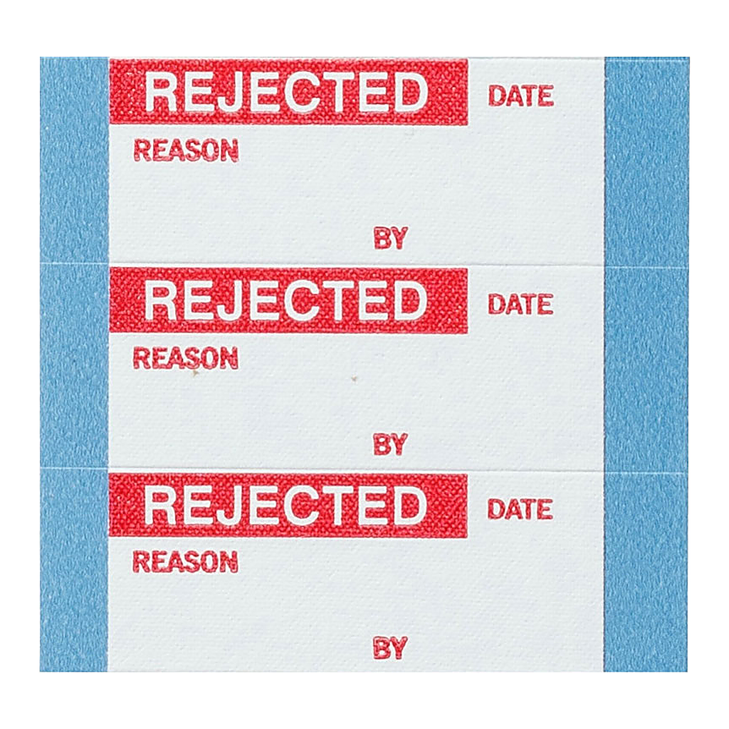 Brady Rejected Write-On Labels