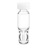 Waters LCGC Certified Clear Glass 12 x 32 mm Screw Neck Total Recovery Vial, with Polyethylene Septumless Cap, 1 mL Volume, 100/pk