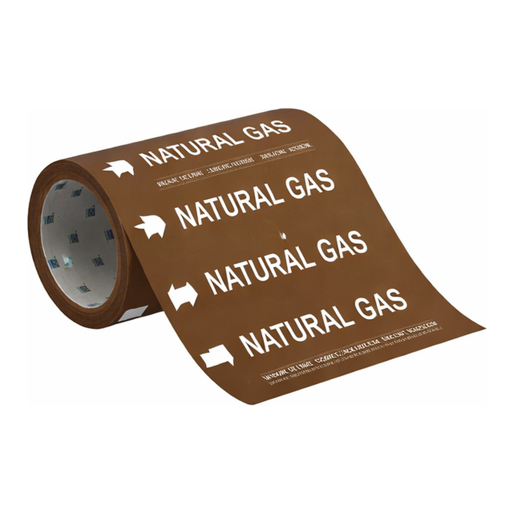 Brady NATURAL GAS Roll Form Pipe Marker